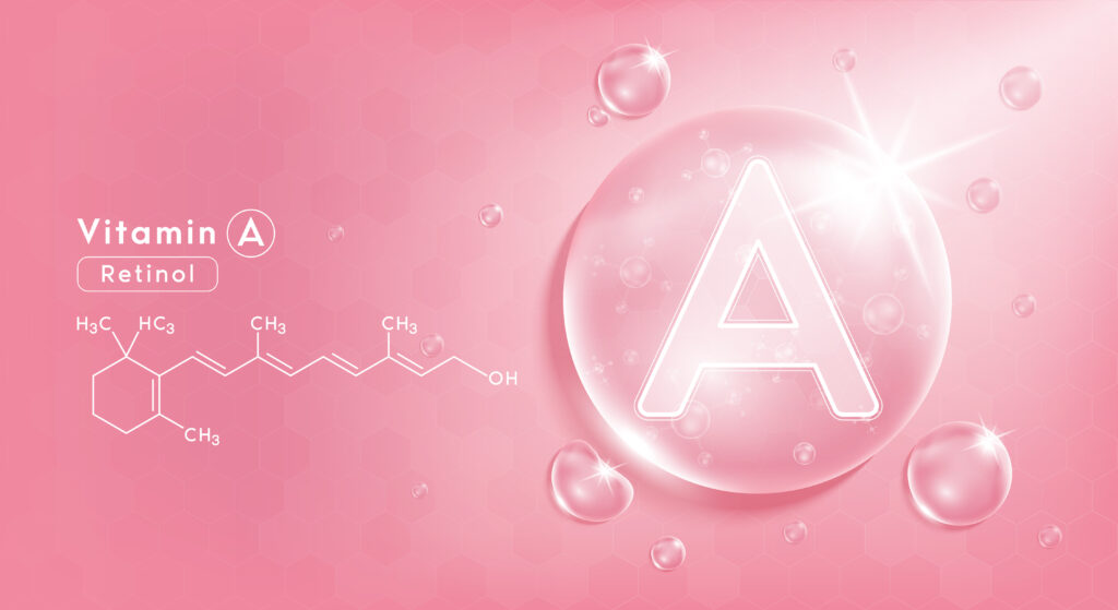 molécule rétinol contenu dans la vitamine A
