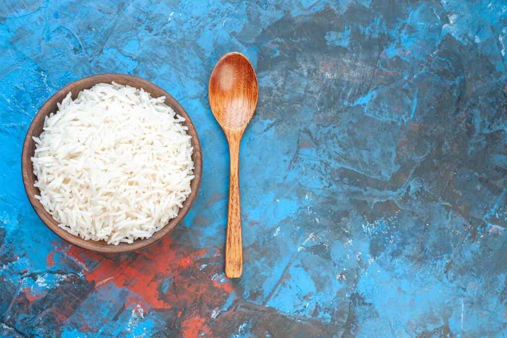 rice, a food against diarrhea.