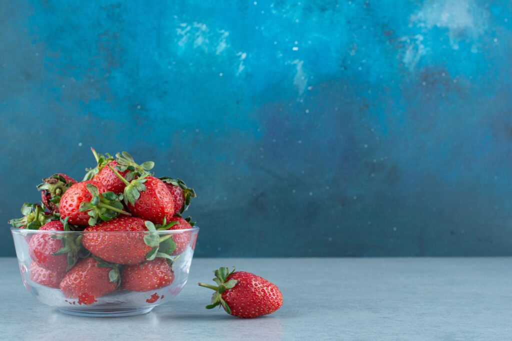 fraises aliments faibles en sucre