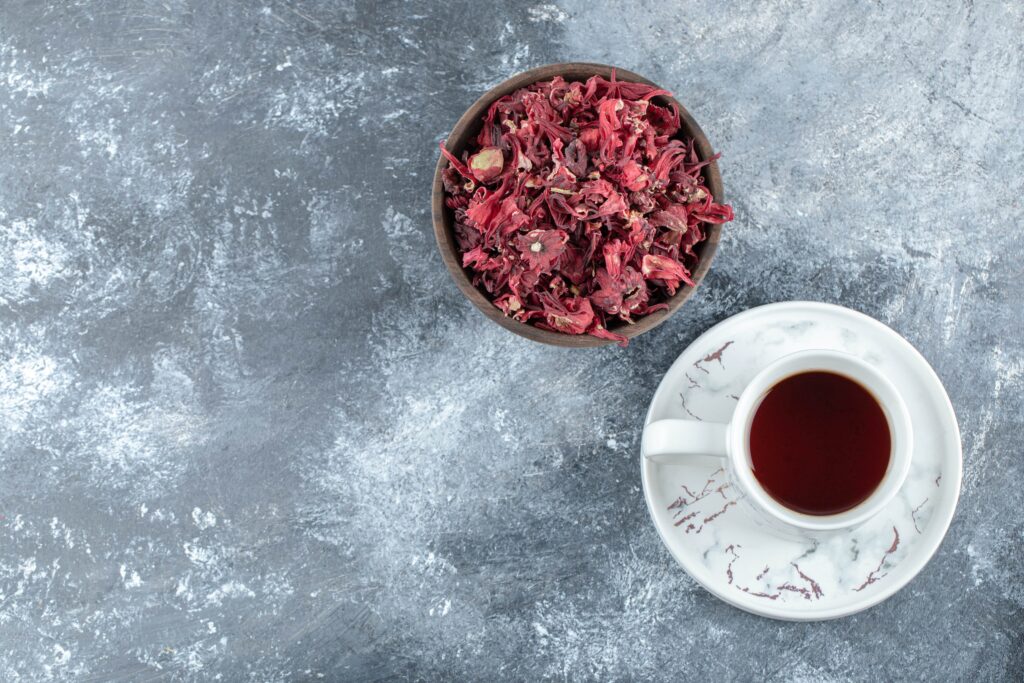 infusion hibiscus rouge